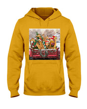 Load image into Gallery viewer, Giraffe Red Car Merry Christmas Gift For Giraffe Lovers Hoodie