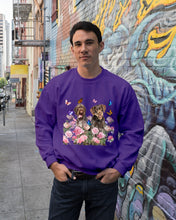 Load image into Gallery viewer, German Wirehaired Pointer With Peonies Gift For Dog Lovers Sweatshirt