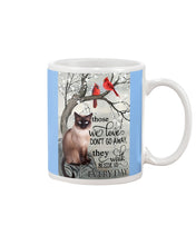 Load image into Gallery viewer, Siamese Cat Red Cardinals Those We Love Mug