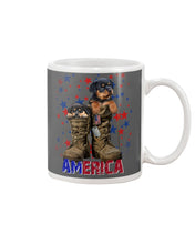 Load image into Gallery viewer, Rottweiler Shoes Armerican Army Gift For Dog Lovers Mug