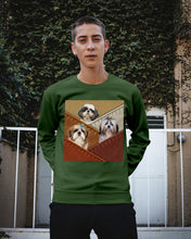 Load image into Gallery viewer, Three Cute Shih Tzu In Bag Gift For Dog Lovers Sweatshirt