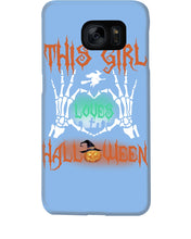 Load image into Gallery viewer, This Girl Loves Halloween Gift For Girls Phone case