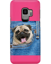 Load image into Gallery viewer, baby Pug In Denim Pocket Gift For Dog Lovers Phone case