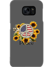 Load image into Gallery viewer, Peace Sign Sunflower Birthday Gift For Girls Phone case