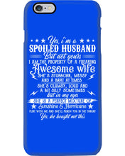 Load image into Gallery viewer, Shes Stubborn Messy And A Brat At Times Black Gift For Husband Phone case