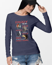 Load image into Gallery viewer, Daddy You Are As Strong As Lion Trending Gift For Animal Lovers Unisex Long Sleeve