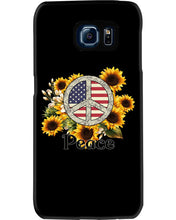 Load image into Gallery viewer, Peace Sign Sunflower Birthday Gift For Girls Phone case
