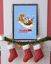 Load image into Gallery viewer, Baseball Xmas Sleigh Loading Gift For Baseball Lovers Vertical Poster