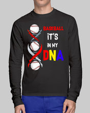 Load image into Gallery viewer, Baseball Be My DNA Gift For Sport Lovers Unisex Long Sleeve