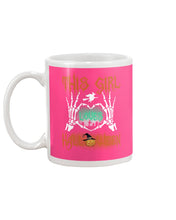 Load image into Gallery viewer, This Girl Loves Halloween Gift For Girls Mug
