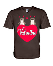 Load image into Gallery viewer, Couple Otter Valentine's Day Gift For Otter Lovers Guys V-Neck