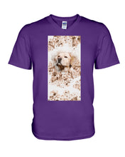 Load image into Gallery viewer, Labrador Retriever Gift For Dog Lovers Vintage Flower Guys V-Neck