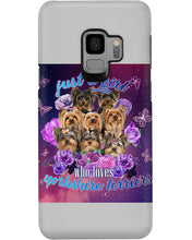 Load image into Gallery viewer, A Girl Loves Yorkshire Terrier Gift For Dog Lovers Phone case
