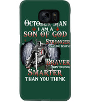 Load image into Gallery viewer, October Man Son Of God Birthday Meaningful Gift For Men Phone case