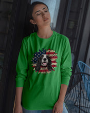 Load image into Gallery viewer, English Cocker Spaniel US Sunflower Gift For Dog Lovers Unisex Long Sleeve
