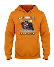 Load image into Gallery viewer, Shes Stubborn Messy And A Brat At Times Black Gift For Husband Hoodie