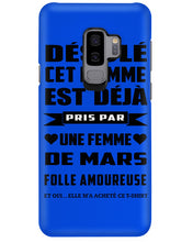 Load image into Gallery viewer, Désolé Cet Homme Est Déjà Pris Par Une Femme De Mars Birthday Gift Phone case