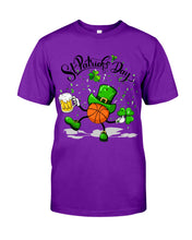 Load image into Gallery viewer, Basketball Saint Patrick's Day Gift For Basketball Lovers Guys Tee
