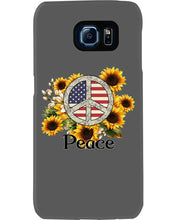Load image into Gallery viewer, Peace Sign Sunflower Birthday Gift For Girls Phone case