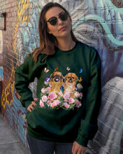 Load image into Gallery viewer, Pekingese With Peonies Gift For Dog Lovers Sweatshirt
