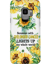 Load image into Gallery viewer, Someone With Childhood Cancer Lights Up My Whole World Trending Phone case
