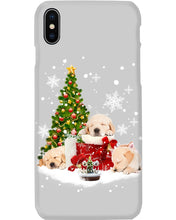 Load image into Gallery viewer, Funny Golden Retrievers Sleep In Red Boots Gift For Dog Lovers Phone case
