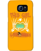 Load image into Gallery viewer, This Girl Loves Halloween Gift For Girls Phone case