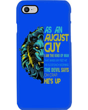 Load image into Gallery viewer, As An August I Am The Kind Of Man Lion Birthday Gift Phone case