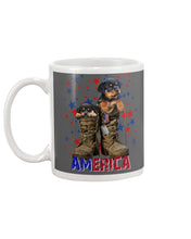 Load image into Gallery viewer, Rottweiler Shoes Armerican Army Gift For Dog Lovers Mug