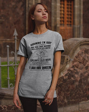 Load image into Gallery viewer, A Spoiled Wife Of An October Grumpy Old Man Birthday Meaningful Gift Guys Tee