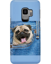 Load image into Gallery viewer, baby Pug In Denim Pocket Gift For Dog Lovers Phone case