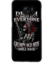 Load image into Gallery viewer, Death Smiles At Everyone Grumpy Old Men Smile Back Gift For Men Phone case