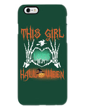 Load image into Gallery viewer, This Girl Loves Halloween Gift For Girls Phone case