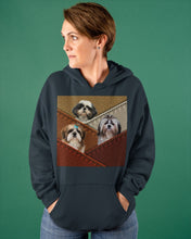 Load image into Gallery viewer, Three Cute Shih Tzu In Bag Gift For Dog Lovers Hoodie