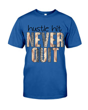 Load image into Gallery viewer, Baseball Hustle Hit Never Quit Gift For Lovers Guys Tee