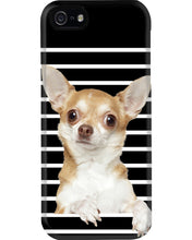 Load image into Gallery viewer, ln Chihuahua Horizontal Stripes Gift For Dog Lovers Phone case