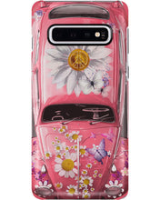 Load image into Gallery viewer, Pink Phone Case With Flowers And Butterfly Gift For Pink Lovers Phone case