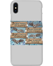 Load image into Gallery viewer, Do What Makes You Happy With Bats Gift For Girls Phone case
