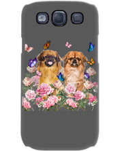 Load image into Gallery viewer, Pekingese With Peonies Gift For Dog Lovers Phone case