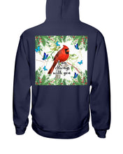 Load image into Gallery viewer, Scarlet Macaw With Butterflies I Am Always With You Gift For Lover Hoodie