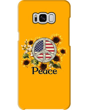 Load image into Gallery viewer, Peace Sign Sunflower Birthday Gift For Girls Phone case