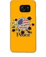 Load image into Gallery viewer, Peace Sign Sunflower Birthday Gift For Girls Phone case