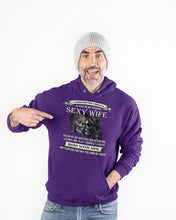 Load image into Gallery viewer, Shes Stubborn Messy And A Brat At Times Black Gift For Husband Hoodie