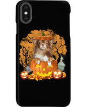 Load image into Gallery viewer, Chihuahua Book Pumpkin Halloween Gift For Dog Lovers Phone case