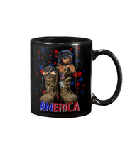 Load image into Gallery viewer, Rottweiler Shoes Armerican Army Gift For Dog Lovers Mug