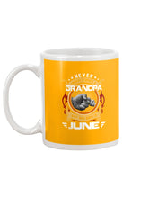 Load image into Gallery viewer, Never Underestimate A June Grandpa Trending For Birthday Gift Mug