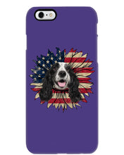 Load image into Gallery viewer, English Cocker Spaniel US Sunflower Gift For Dog Lovers Phone case