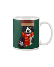Load image into Gallery viewer, Santa Border Collie In Stock Gift For Dog Lovers Mug