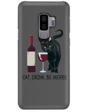 Load image into Gallery viewer, Cat Drink And Be Merry Meaningful Gift For Women Phone case