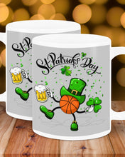 Load image into Gallery viewer, Basketball Saint Patrick's Day Gift For Basketball Lovers Mug